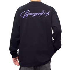 Combed Cotton Long Sleeve Tee