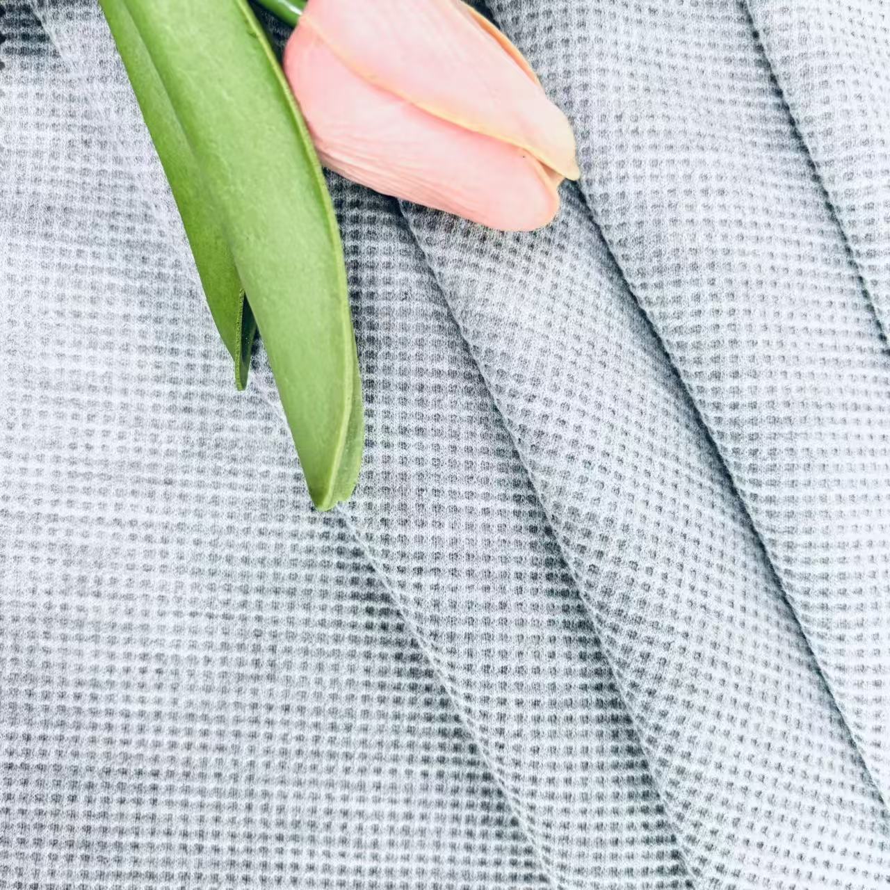 350gsm 62.5%Polyester 33.7%Cotton 3.8%Spandex Waffle 250308#