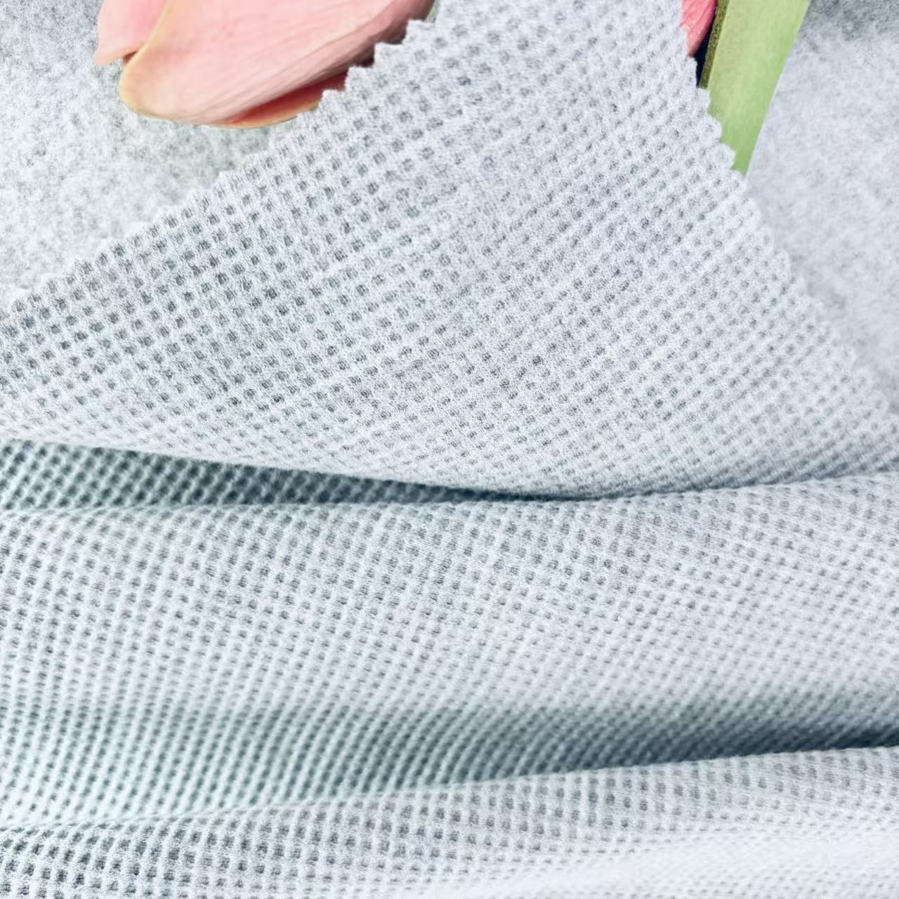 350gsm 62.5%Polyester 33.7%Cotton 3.8%Spandex Waffle 250308#