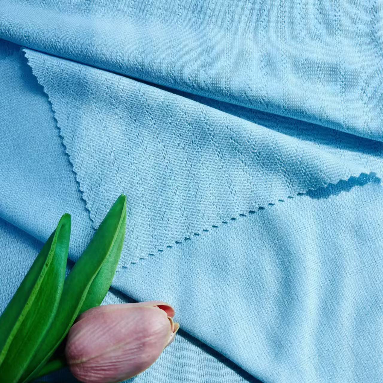 200gsm 67%Polyester 28%Rayon 5%Spandex  Jacquard WT20260213#