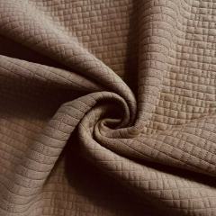 280gsm 98%Polyester 2%Spandex Jacquard /Scuba Knit WT20260215#
