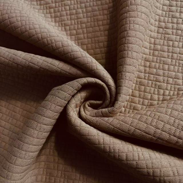 280gsm 98%Polyester 2%Spandex Jacquard /Scuba Knit WT20260215#