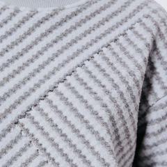 210gsm 55%Cotton 37%Polyester 3%Spandex Stripe Waffle 1359#