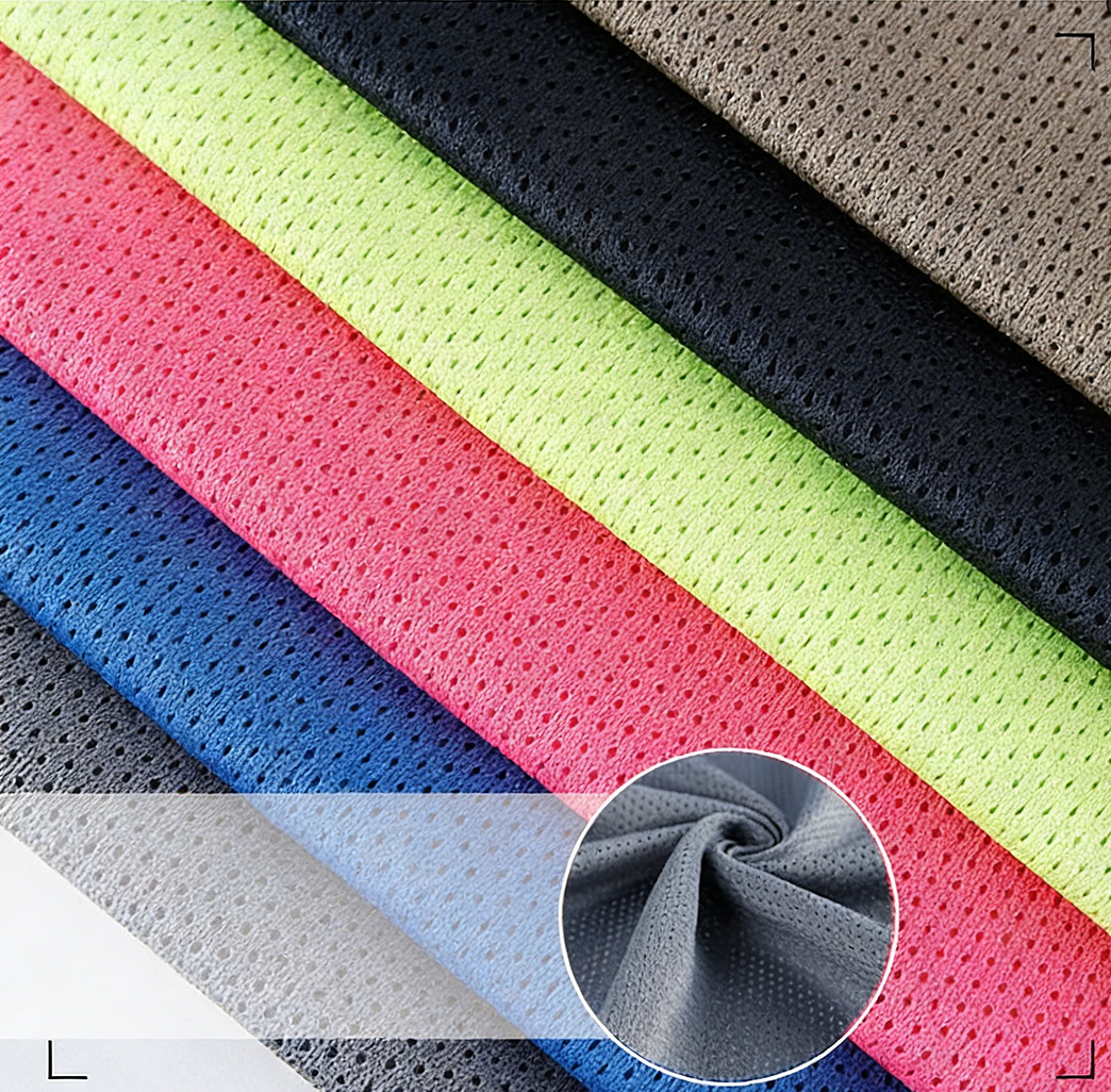 110gsm 100%Polyester Bird's Eye Fabric Library 75D#