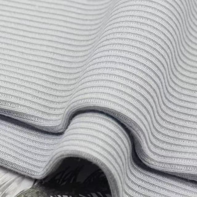 180gsm 36%Cotton 36%Viscose 22%Polyamide 6%Spandex Rib Knit  2381#