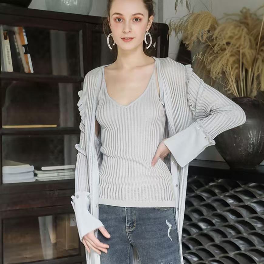 180gsm 36%Cotton 36%Viscose 22%Polyamide 6%Spandex Rib Knit  2381#