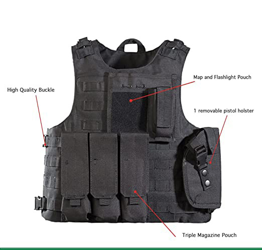 Tactical Airsoft Paintball Vest