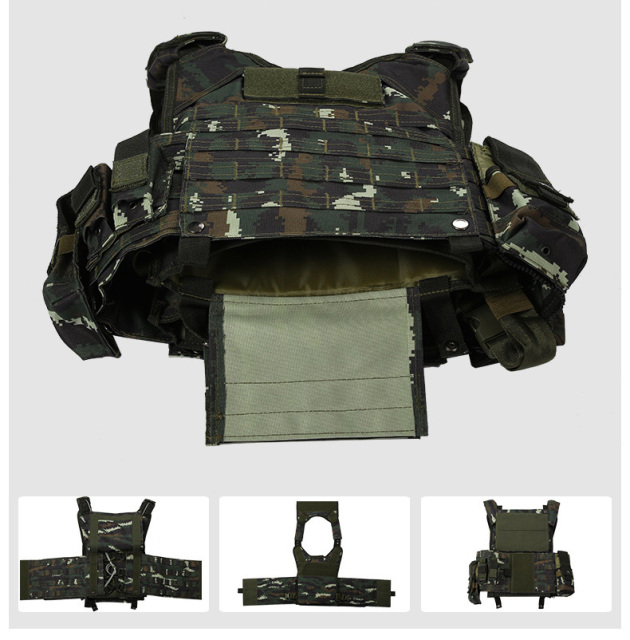 1000D Nylon Tactical Gear Military Airsoft CS Game Hunting MOEEL Army Laser Cut Vest