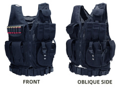 Fashion multifumctional ajustable shoulder strap vest packs for hanging accessories tactical vest military vest