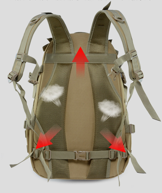 Tactical Backpacks Black EDC Pack Outdoor Waterproof Tactical Style Mochila Bag
