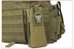 Tactical Hunting Safety Vest Fishing Plate Carrier Molle Camo Style Tactical Vest with Pouches