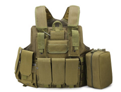 Tactical Hunting Safety Vest Fishing Plate Carrier Molle Camo Style Tactical Vest with Pouches