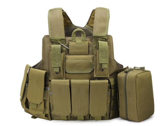 Tactical Hunting Safety Vest Fishing Plate Carrier Molle Camo Style Tactical Vest with Pouches