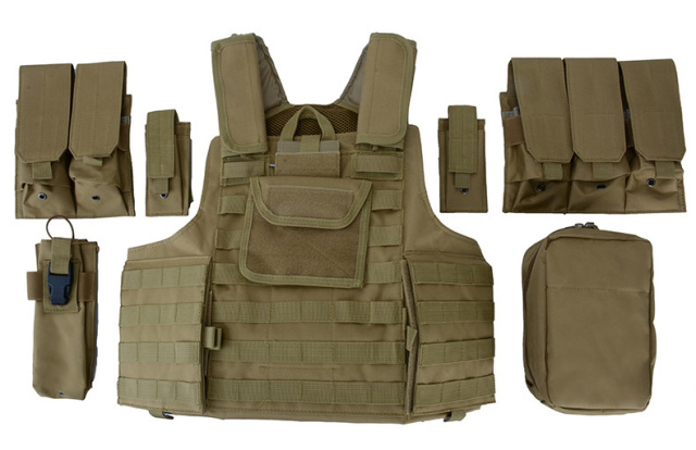 Tactical Hunting Safety Vest Fishing Plate Carrier Molle Camo Style Tactical Vest with Pouches