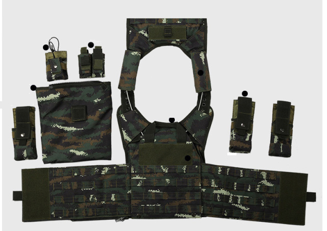 1000D Nylon Tactical Gear Military Airsoft CS Game Hunting MOEEL Army Laser Cut Vest