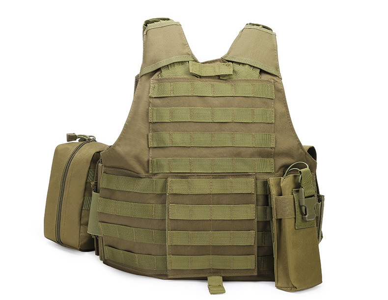 Tactical Hunting Safety Vest Fishing Plate Carrier Molle Camo Style Tactical Vest with Pouches
