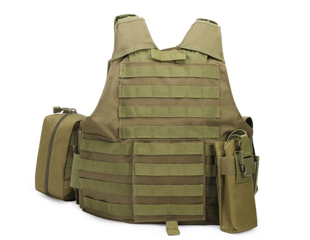 Tactical Hunting Safety Vest Fishing Plate Carrier Molle Camo Style Tactical Vest with Pouches
