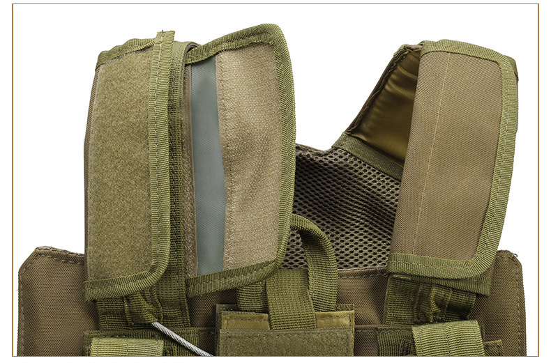 Tactical Hunting Safety Vest Fishing Plate Carrier Molle Camo Style Tactical Vest with Pouches