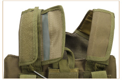 Tactical Hunting Safety Vest Fishing Plate Carrier Molle Camo Style Tactical Vest with Pouches