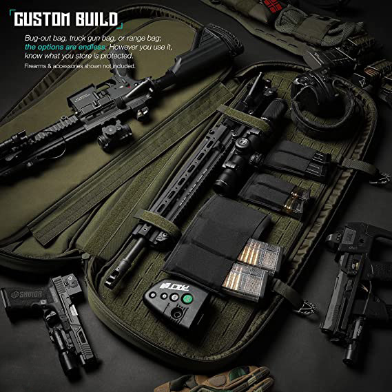 Specialist Series 30” 34” Tactical SBR Rifle Bag Gun Backpack Soft Firearm Case with Compartment, Perfect Bug Out Truck Bag, Hideable Backpack Straps, MOLLE Panel