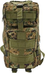 Tactical Backpack, 30L Military Waterproof Army Backpacks with MOLLE System for Outdoors, Hiking, Travel, Camping, and Survival in the Wild (Camo Green)