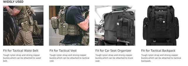 1000D Molle Ifak Pouch Rip Away, Tactical Tear Away Medical Pouch Empty, Military First Aid Pouch Bag Only for Camping Hiking Travel