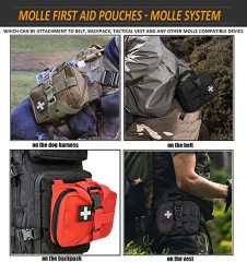 Upgrade Molle Rip Away Ifak Pouch, Tactical Small Belt First Aid Pouch Medical Utility EMT Pouch