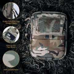Multiuse Tool Holder Pouch MOLLE Organizer with Pockets & Tool Slots