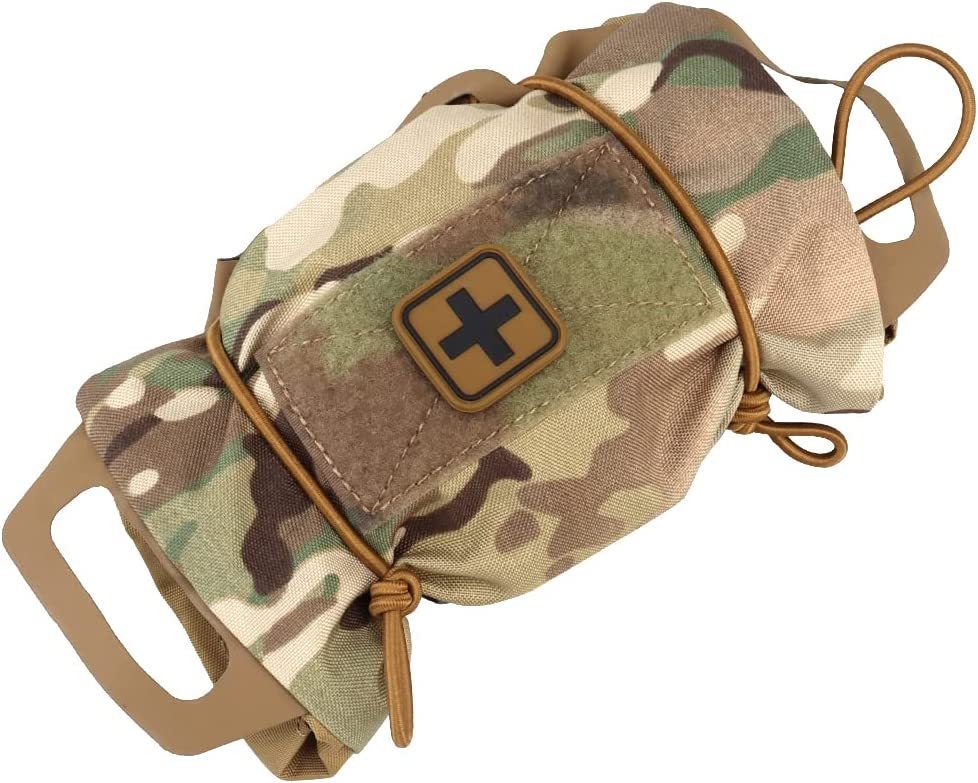 Tactical Medical Molle First Aid Pouch Two Piece System Micro Med kit Emergency Hunting Bag