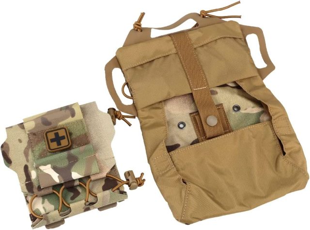 Tactical Medical Molle First Aid Pouch Two Piece System Micro Med kit Emergency Hunting Bag