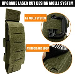 Upgrade Lasr Cut Design Tourniquet Pouch & Trauma Medical Shear Flashlight Pouch Holder
