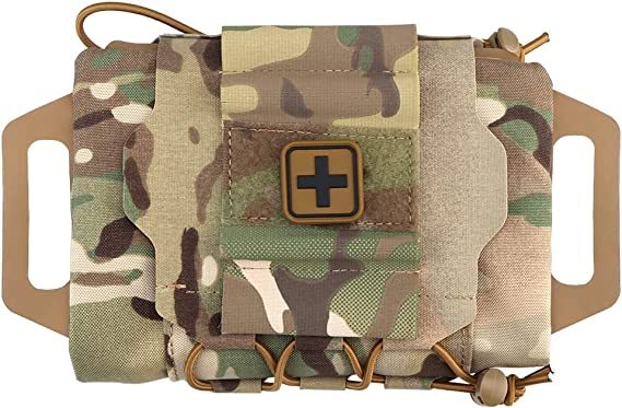 Tactical Medical Molle First Aid Pouch Two Piece System Micro Med kit Emergency Hunting Bag