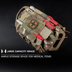 Tactical Medical Molle First Aid Pouch Two Piece System Micro Med kit Emergency Hunting Bag