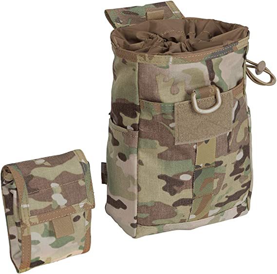 SPANKER Molle Dump Pouch Drawstring Magazine Utility Pouch Folding Dump Pouch Waist Bag