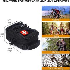 Tactical MOLLE Rip Away EMT First Aid IFAK Pouch