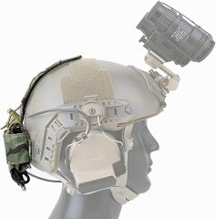 Tactical Helmet Battery Pouch Counterweight Pouch MK1 Helmet Battery Pack Balance Weight Bag with Hook&Loop for Tactical Helmet