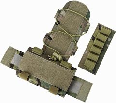 Tactical Helmet Battery Pouch Counterweight Pouch MK1 Helmet Battery Pack Balance Weight Bag with Hook&Loop for Tactical Helmet