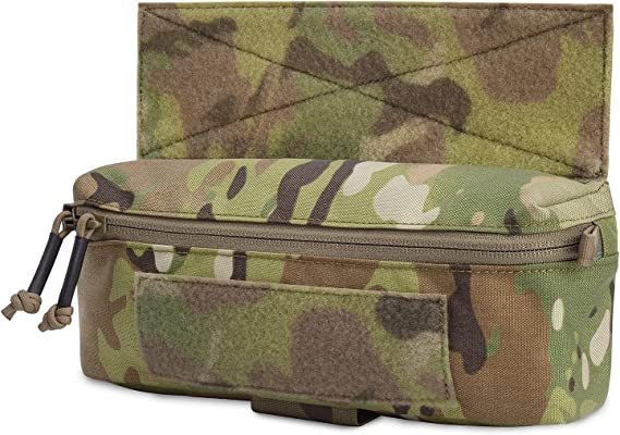 Tactical Mini Drop Pouch Fanny Pack Tool Pouch for Tactial Vest Chest Rig
