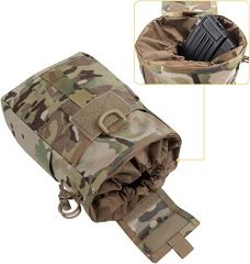 SPANKER Molle Dump Pouch Drawstring Magazine Utility Pouch Folding Dump Pouch Waist Bag