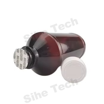 473ml 16oz Cough Syrup Ywa Pharma Label Amber Qr Code Cap Plastic Bottle  And sealed for Your protection