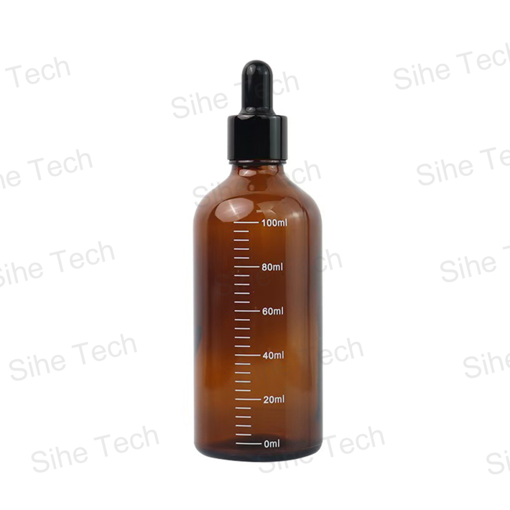 473ml 16oz Cough Syrup Amber Red Writing Cap Plastic Bottle With Alpharma Labels