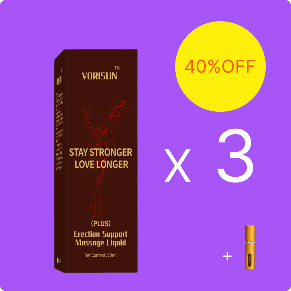 Men's Comforting Massage Oil-Stock Up(Included:20ml*3+5ml)-Ultimate Value(Save$65.99,40% off+free )