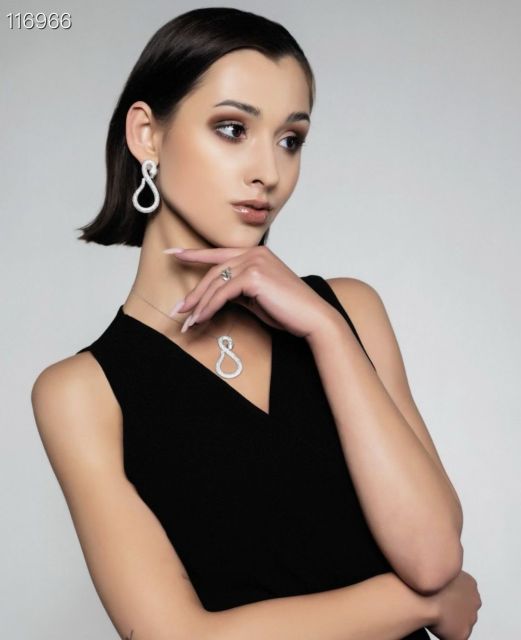 Snake Zircon Earrings