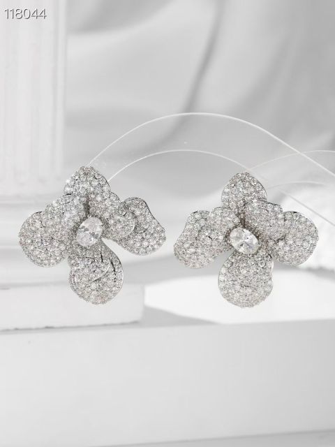 Flower Zircon Earrings