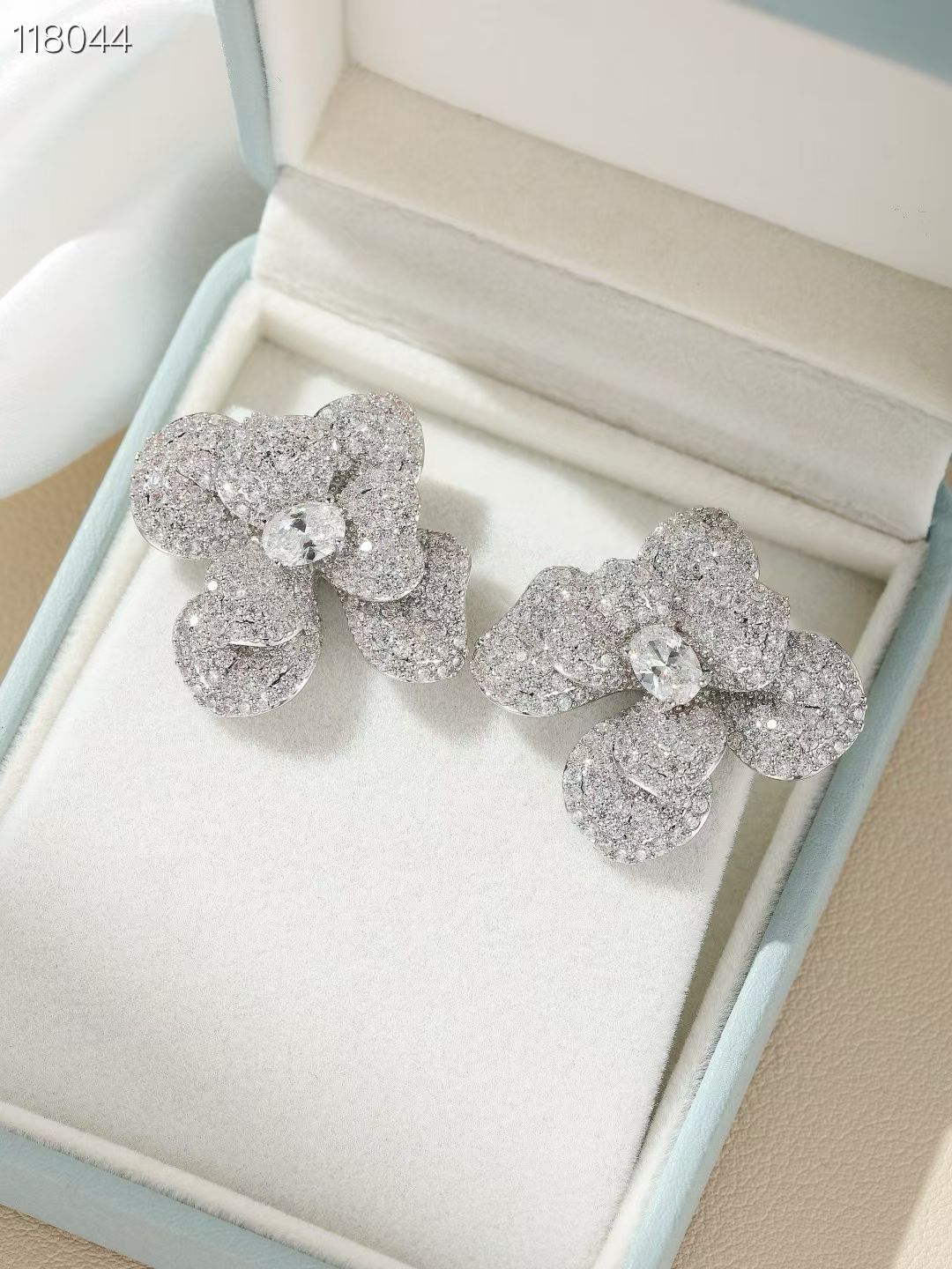 Flower Zircon Earrings