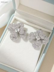 Flower Zircon Earrings