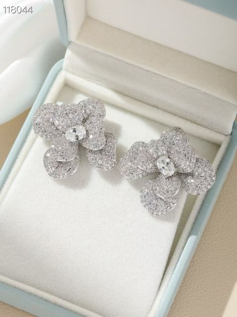 Flower Zircon Earrings