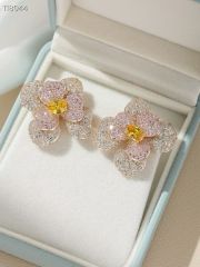 Flower Zircon Earrings