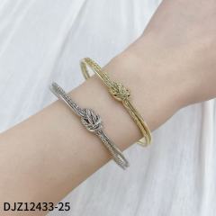 Knotted Twist Opening Fashion Bangle