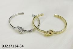 Knotted Twist Opening Fashion Bangle